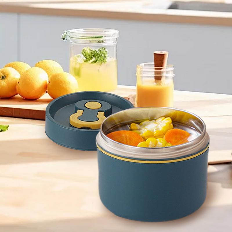 Meal Prep Kits - กล่องอาหารกลางวันสแตนเลส 650ml กล่องอาหารกลางวันความร้อนฉนวนภาชนะบรรจุอาหารกลางวันภาชนะเตรียมอาหารแบบพกพาเก็บอาหาร