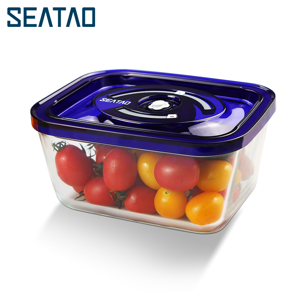Meal Prep Jars With Lids - SEATAO คอนเทนเนอร์อาหาร Preserve หมักสูญญากาศซีล Airtight พร้อมฝาปิดภาชนะบรรจุอาหาร