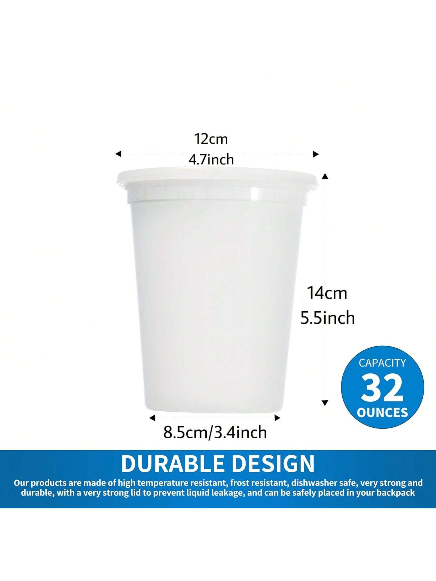 ภาชนะบรรจุอาหารสำเร็จรูป24แพ็ค - Meal Prep Jars With Lids บทวิจารณ์และราคา