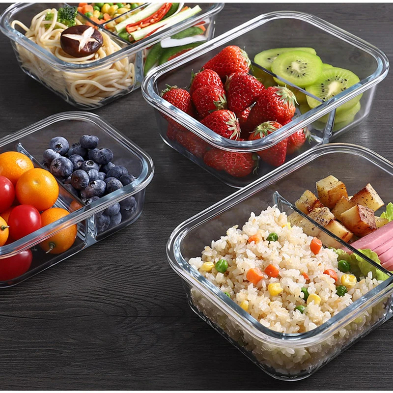 กล่องอาหารกลางวันแก้วปิดผนึกกล - Meal Prep Kits บทวิจารณ์และราคา