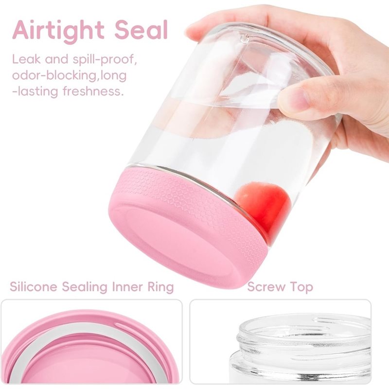 A26F-ขวดแก้วพร้อมฝาปิดสุญญากาศ - Meal Prep Jars With Lids บทวิจารณ์และราคา