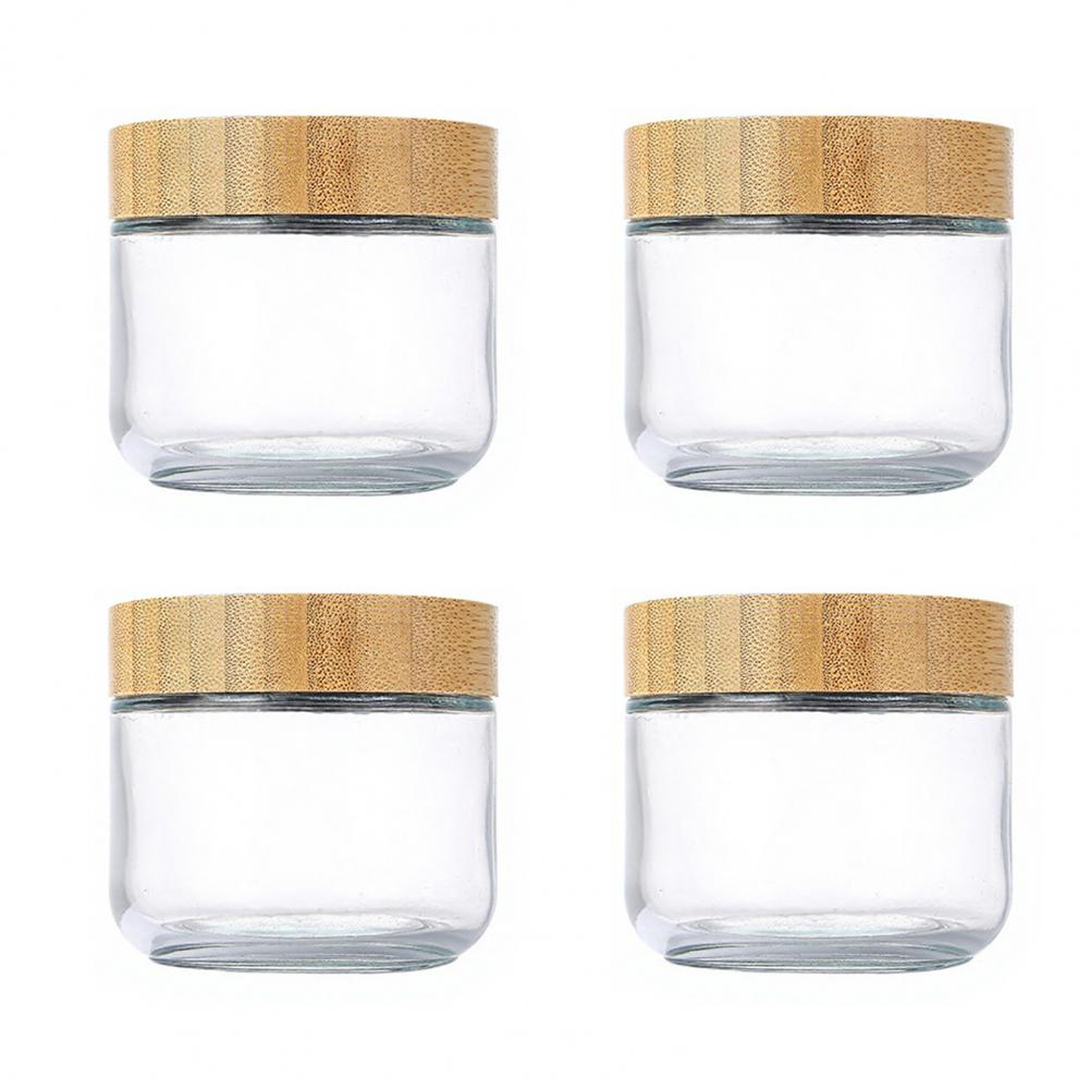 ขวดแก้วเก็บอาหารในครัว 4 ชิ้น  - Meal Prep Jars With Lids บทวิจารณ์และราคา