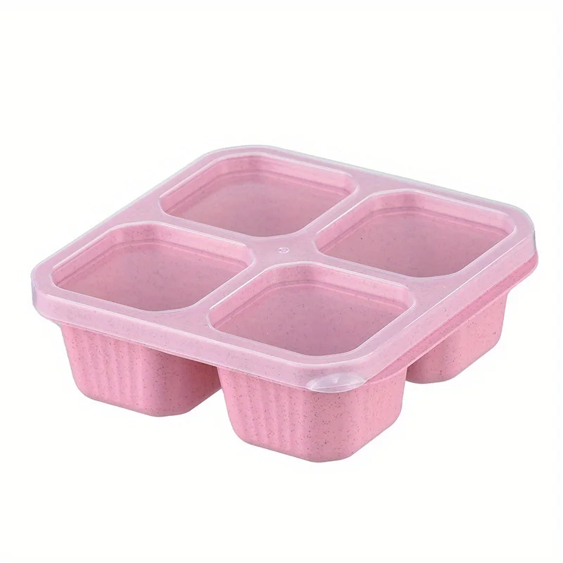 กล่องขนมขบเคี้ยวที่มีสี่ฝาปิดโ - Meal Prep Kits บทวิจารณ์และราคา
