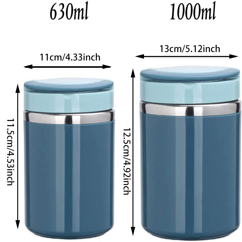 ซุปกระติกน้ําร้อนอาหาร Jar กล่ - Meal Prep Kits บทวิจารณ์และราคา