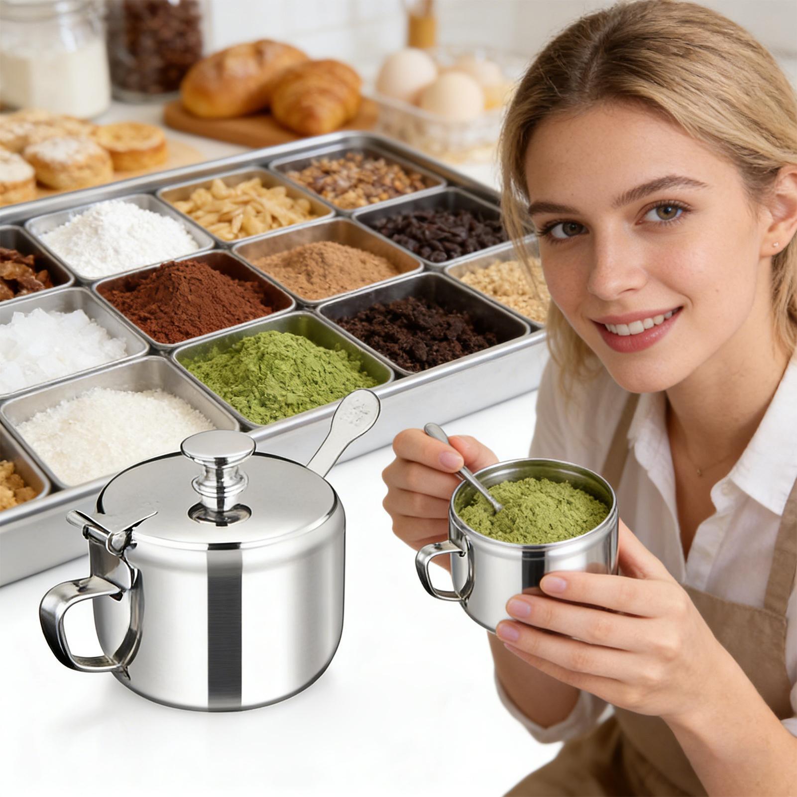 ภาชนะใส่เครื่องปรุงรส หม้อเก็บ - Meal Prep Jars With Lids บทวิจารณ์และราคา
