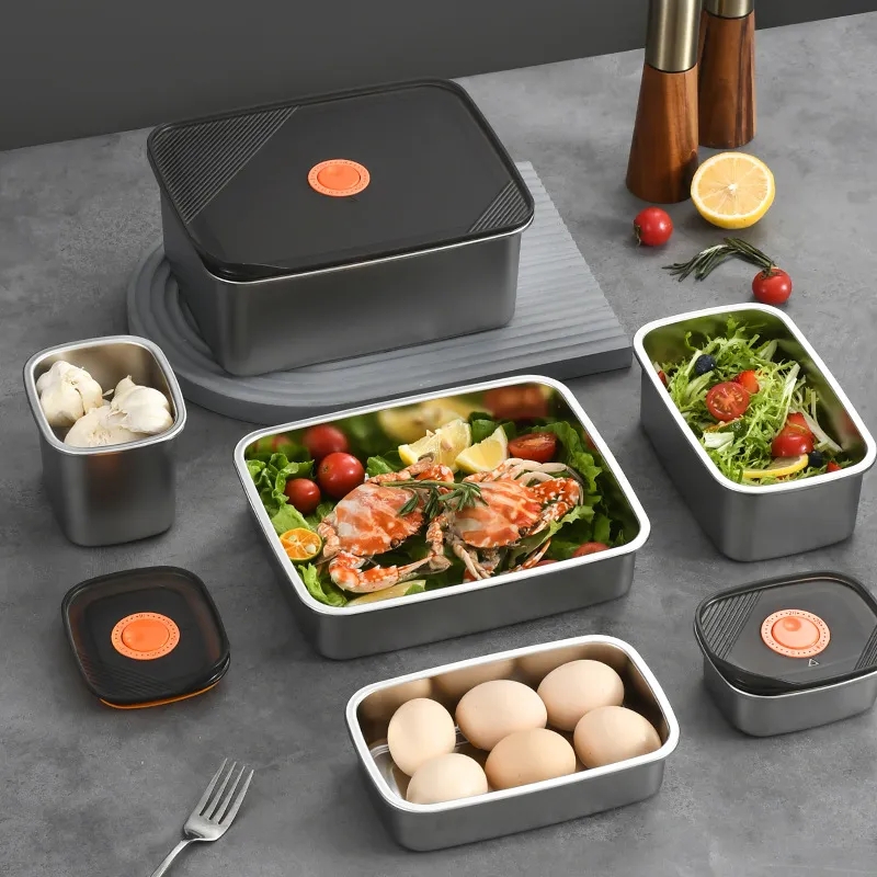 กล่องอาหารกลางวันสแตนเลส 304 พ - Meal Prep Kits บทวิจารณ์และราคา