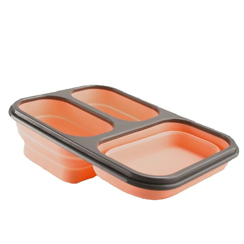 1100ml กล่องอาหารกลางวันซิลิโค - Meal Prep Kits บทวิจารณ์และราคา