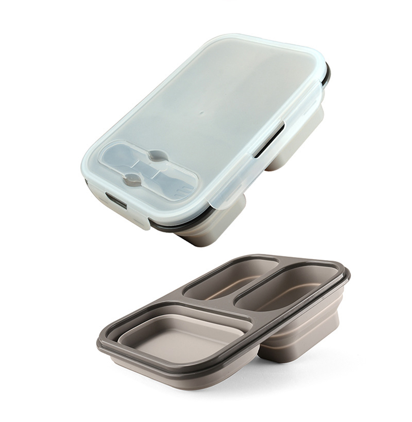 1100ml กล่องอาหารกลางวันซิลิโค - Meal Prep Kits บทวิจารณ์และราคา