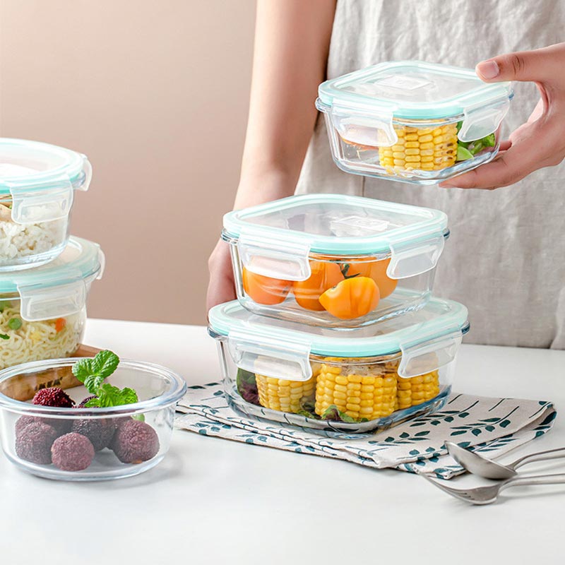 กล่องข้าวกลางวันแก้วบอโรซิลิเก - Meal Prep Kits บทวิจารณ์และราคา