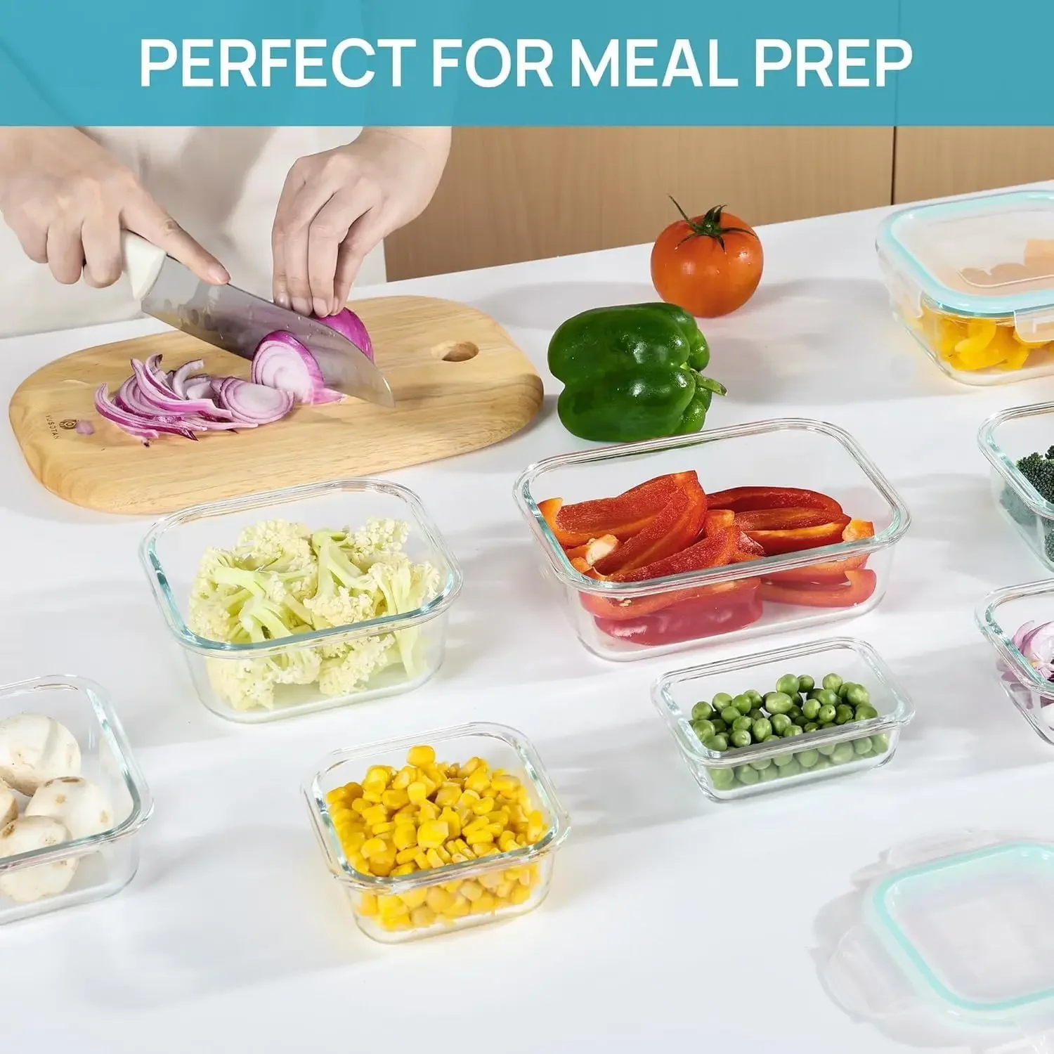 กล่องข้าวแก้วสำหรับผู้ใหญ่ กล่ - Meal Prep Rezepte บทวิจารณ์และราคา